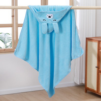 Newborn Bath Sheets 80x80cm and 105X105cm Cute Design Multi Colors Lovely Baby Hooded Bath Towel