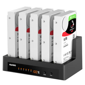 Docking Station MAIWO Multi-Bay USB 3.0 per Hard Disk SATA Senza Attrezzi con Funzione di Clonazione 1:4 per HDD da 2,5 e 3,5 Pollici, 5 Pezzi - Product Image 2