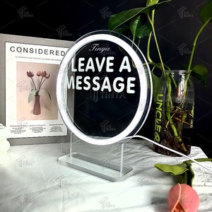 LAMPE DE TABLE « LAISSEZ UN MESSAGE » – Enseigne Néon LED Personnalisée – Cadeau Idéal pour Fêtes et Décorations - Product Image 3