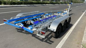 Anpassbarer 30ft 9,2 m Aluminium-Boots anhänger Dreiachsiger Boots anhänger mit CE & VIN - Product Image 3