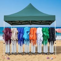 Tonnelle publicitaire pliable imperméable et coupe-vent pour exposition, avec parois, double couche, anti-UV, pour événements extérieurs