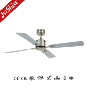 Ventilador de Techo 1stshine de 52 Pulgadas, Color Plateado, 4 Aspas de MDF, Ventiladores de Techo de Alta Velocidad Sin Luces - Product Image 2