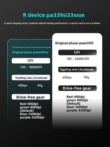 VXE Dragonfly R1 SE + Star Flash inalámbrico para Bluetooth Gaming Office <span class=keywords><strong>Mouse</strong></span> Batería de larga duración Ultraligero Óptico Ergonómico - Product Image 5