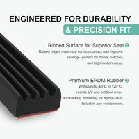 Bande d'étanchéité en caoutchouc silicone EPDM durable et de haute qualité, avec services de découpe et de moulage pour les bords des portes et des fenêtres