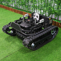 Tondeuse à gazon télécommandée RC à essence avec moteur Loncin, homologuée CE EPA pour les pentes raides, les jardins et les fermes