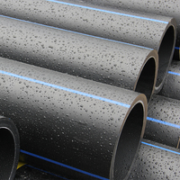 Tuyau flexible en polyéthylène haute densité (HDPE) noir de 3 pouces et 5 pouces pour l'approvisionnement en eau, l'irrigation agricole et les applications industrielles