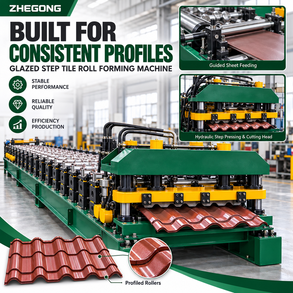 Corrugated Metal Tile Manufacturing Machine for Roof & Wall High-Speed ...