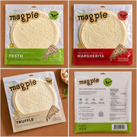 Sacs individuels pour biscuits, transparents givrés, thermoscellables, imprimés sur mesure, pour l'emballage alimentaire, la boulangerie, les biscuits, avec logo