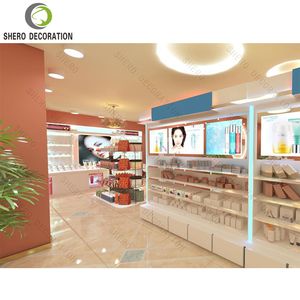 Professional Commercial Furniture Manufacturer Luxury Cosmetic Shop Display Racks for Make Shop <b>Decoration</b> - Product Image 4