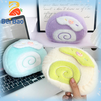 Peluche personnalisée OEM ODM en forme de gâteau réaliste, conception de logo, jouet en peluche doux, vente en gros d'usine pour cadeaux et promotions
