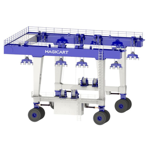 رافعة متنقلة مطاطية العجلات مناسبة لمختلف أحجام السفن، رافعة جسرية للقوارب في أحواض السفن مع نظام تحكم PLC - Product Image 4