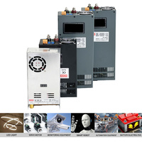 MZMW 3000W Fuente de Alimentación Conmutada de Laboratorio con Pantalla Digital 0-12V 250A, Transformador Industrial Ajustable CC/CV AC DC