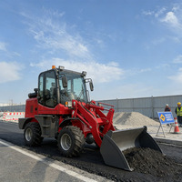 Chargeuse sur pneus compacte, capacité de charge 1000 kg, godet standard 0,5 m³ pour le soutien minier, le tunnelage et la manutention de matériaux souterrains