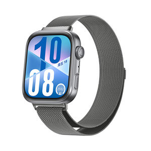 Correa de reloj de malla de acero a presión con doble hebilla de 06 hilos, estilo Milán, ideal para DW, <span class=keywords><strong>Apple</strong></span>, <span class=keywords><strong>Huawei</strong></span>, Samsung, con funciones inteligentes - Product Image 5