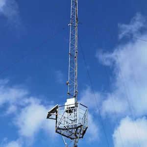 Weit verbreitete meteoro logische Überwachung des Stahlrohrs Turm <span class=keywords><strong>Wind</strong></span> geschwindigkeit Wetter vorhersage Turm FUHANG FH05 Feuer verzinkt - Product Image 3