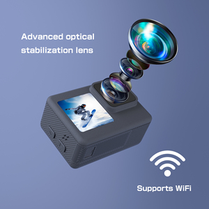 Camera thể thao tự động camera hành động chống rung màn hình kép 4k 386 + 6G Ống Kính Mắt Cá Camera phát trực tiếp Hỗ trợ Wifi - Product Image 5