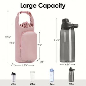 Hot-Selling Outdoor Sports Water Bottle Set Portable <b>Thermos</b> Protection Case with Strap Thermal <b>Cup</b> Sleeve - Product Image 2