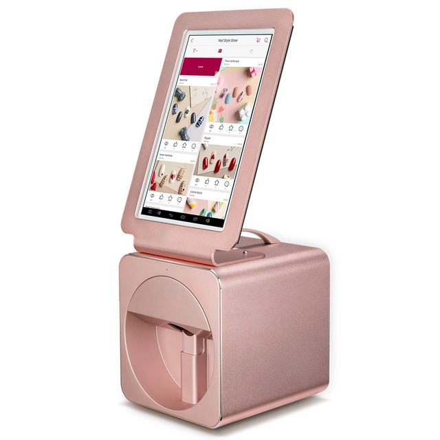 Commercial 10.1-inch Touchscreen Automatic Nail Art Machine X11 Plus O2 Nails Smart Nail Printer with Ink Cartridge Printer Gel