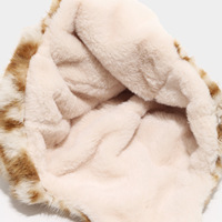 Chapeaux d'hiver épais en fausse fourrure de lapin à motif léopard pour adultes, hommes et femmes, avec cache-oreilles, chapeau de ski chaud et confortable, coupe-vent, pour l'extérieur, casquette de neige