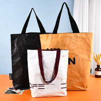 Sac Tyvek Imperméable en Gros, Léger et Résistant aux Déchirures, Sac de Courses Écologique Réutilisable pour les Courses Quotidiennes et la Livraison