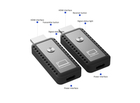 HOOMC Portable 30M sans fil pour HDMI Extender Plug-and-Play HD Output Video Transmitter Receiver for Video Splitters Converters