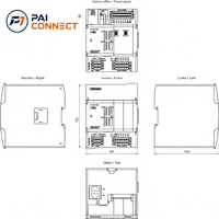 Modul PLC Siemens SIMATIC S7-1200 G2 CPU 1214C Baru dan Asli dengan 14DI 10DO 24V DC untuk Kontrol Industri dan Pemrograman PLC