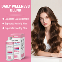 Boisson multivitaminée liposomale VitaSpring pour la croissance des cheveux, la biotine, la santé des ongles et de la peau, multivitamine naturelle pour adultes, boisson pour soutenir l'immunité