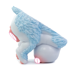 Muñeca sexual de doble canal con diseño de zorro de fantasía, con senos suaves y herramientas de entrenamiento de pene de silicona, ideal para principiantes. - Product Image 5