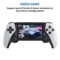Console de jeu vidéo portable rétro M25 64 Go 19000 jeux Écran IPS Full HD 4,3 pouces Wi-Fi Système EmuELEC portable