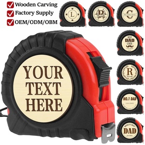 <span class=keywords><strong>Cinta</strong></span> Métrica Personalizada <span class=keywords><strong>con</strong></span> Logotipo, Regalo para Papá, Grabado Láser en Madera, <span class=keywords><strong>Cinta</strong></span> Métrica en Blanco para Artesanos y Carpinteros - Product Image 1