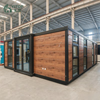 Rumah Modular Mini Portabel YITOP, Vila dan Kantor Kontainer Baja Prefabrikasi Modern, Hunian Mobile Lipat yang Dapat Dipindahkan