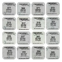 Baterai Kancing Lithium Oksida Perak Renata SR721SW 362 1.55V, Umur Simpan 3 Tahun, Bebas Hg/Kadmium untuk Peralatan Listrik Rumah Tangga