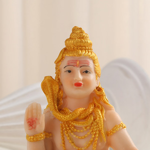 Statues en résine originales artisanales du temple de Shiva pour la décoration de la maison et du temple Modèle Motif Dieu indien de la <span class=keywords><strong>destruction</strong></span> - Product Image 3