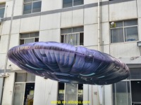Özelleştirilmiş LED Işıklı Şişme Uzay Gemisi Şişme UFO Modeli Temalı Parti Süslemeleri İçin