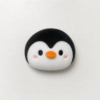 Appliques en peluche 3D personnalisées en forme de visage d'animal, ornements en peluche de dessins animés, embellissements à coudre pour chaussures et chapeaux