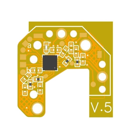 For PS5 Elite Gamepad DualSense Edge Wireless Controller Module Hall Effect Analog Joystick Repair & Replacement DIY Tuning