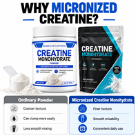 Poudre de Créatine Monohydrate de Haute Qualité en Gros pour Prise de Masse Musculaire Rapide, Fitness et Sports, Haute Pureté