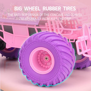 HUADA Gril regali rosa elettrico Off-Road grande ruota RC giocattoli ad alta velocità <span class=keywords><strong>viola</strong></span> camion telecomandati giocattoli per bambini - Product Image 6