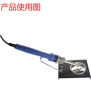 Support de fer à souder Shiyi 10,8x8,5x1,5cm en métal avec ressort et plateau pour électricien - Product Image 2