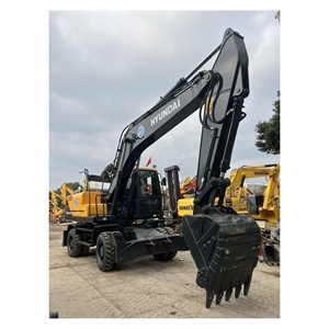 Excavadora de Ruedas Usada Hyundai R210W-9S, Maquinaria de Construcción para Movimiento de Tierras - Product Image 5
