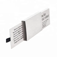 Carte de vœux vidéo miniature avec écran LCD de 2,4 pouces, thème animal/fée/musique/papier croisé, pour le marketing, les cadeaux, les anniversaires, les entreprises