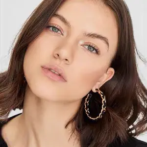 Neuheiten Designs Black Rope Hoop Handmade Modeschmuck Frauen 2020 Trends Einzigartige Circle Statement Ohrringe