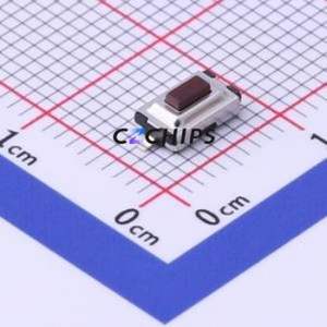 GT-TC060B-H025-L1 Tactile Switch SMD,6.1x3.5mm Switch Single Pole Single Throw Rectangle Button 2.5N Vertical Mount - Product Image 1