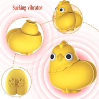 Simulierter Hühnchen-Vibrator Klitoris-Stimulation & Brustwarzen-Massagegerät Frauen-Masturbator