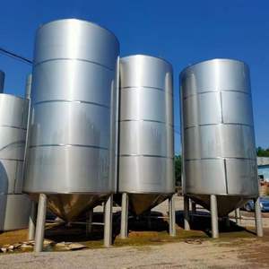 SENCOE 304 / 316 Material 500l 20000 litros 50000 litros leche aceite de cocina tanque de almacenamiento de agua tanque de almacenamiento de vino de acero inoxidable - Product Image 2