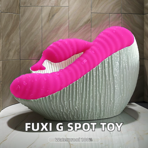 FUXI Damen Sexspielzeug wasserdichter G-Punkt Klitoris stimulator USB Power <span class=keywords><strong>Rabbit</strong></span> Rose Vibrator Feminino <span class=keywords><strong>Vibrador</strong></span> - Product Image 2