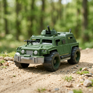 Véhicule blindé militaire jouet pour garçons de 2 à 6 ans, voiture d'action camouflage en plastique pour jeu de rôle - Product Image 3