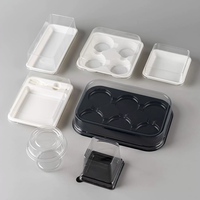 Boîte à bulles transparente sur mesure, plateau en plastique thermoformé, emballage alimentaire de qualité alimentaire pour la présentation de pâtisseries de boulangerie