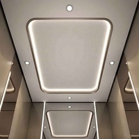 Ascenseurs de villa de style chinois, ascenseurs verticaux résidentiels haut de gamme, ascenseurs multi-patients à traction sans engrenages avec plancher en PVC