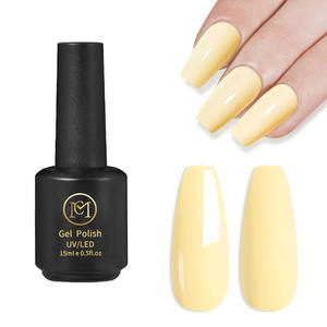 Esmalte de gel <span class=keywords><strong>amarillo</strong></span> <span class=keywords><strong>pastel</strong></span> | 1 pieza Gel de alto brillo Soak Off UV/LED - Product Image 1